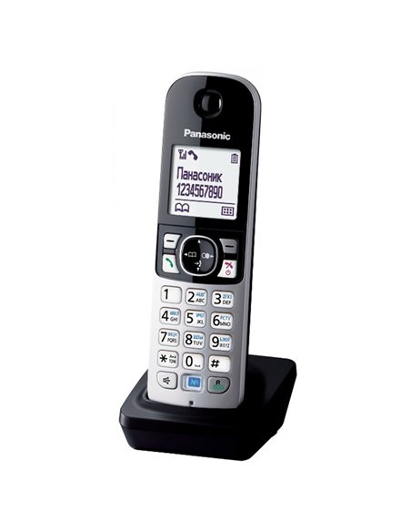 Telefon DECT Panasonic KX-TGA681RUB, Negru Telefon DECT Panasonic KX-TGA681RUB, Negru
