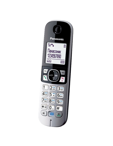 Telefon DECT Panasonic KX-TGA681RUB, Negru Telefon DECT Panasonic KX-TGA681RUB, Negru