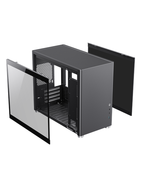 Компьютерный корпус Gamemax SPARK, Mini-Tower, Без блока питания, Чёрный Компьютерный корпус Gamemax SPARK, Mini-Tower, Без блока питания, Чёрный
