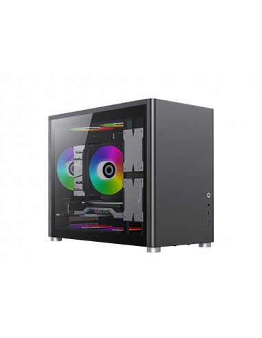 Компьютерный корпус Gamemax SPARK, Mini-Tower, Без блока питания, Чёрный