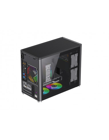 Компьютерный корпус Gamemax SPARK, Mini-Tower, Без блока питания, Чёрный
