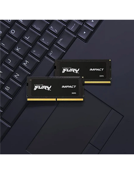 Оперативная память Kingston FURY Impact, DDR5 SDRAM, 5600 МГц, 32 Гб, KF556S40IBK2-32