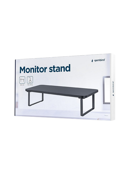 Подставка для монитора Gembird MS-TABLE-03, Чёрный