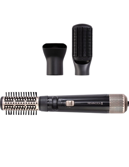 Uscător de păr-perie Remington AS7580, 1000W, Negru