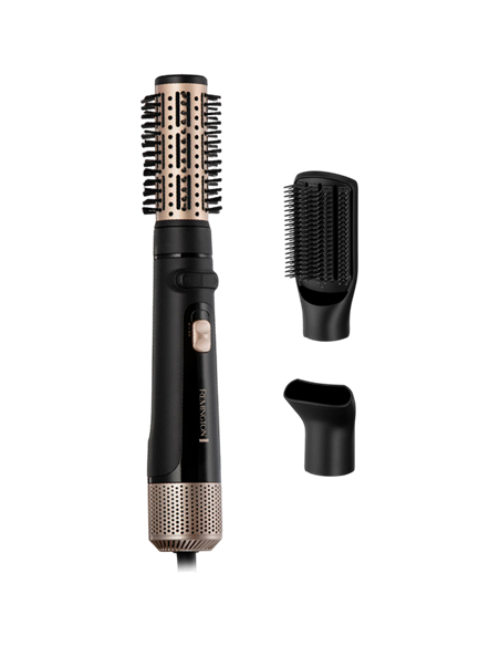 Uscător de păr-perie Remington AS7580, 1000W, Negru