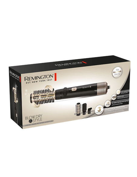 Фен-щётка Remington AS7580, 1000Вт, Чёрный Фен-щётка Remington AS7580, 1000Вт, Чёрный