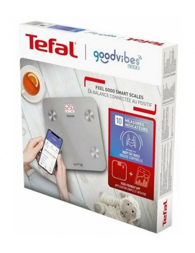 Cântar de podea Tefal BM9600S1, Argintiu
