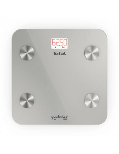 Электронные напольные весы Tefal BM9600S1, Серебристый