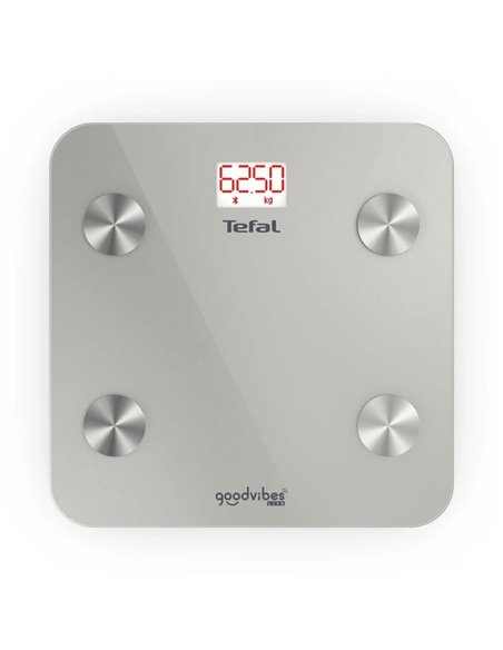 Электронные напольные весы Tefal BM9600S1, Серебристый