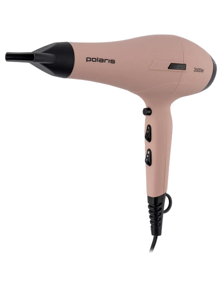 Фен Polaris PHD 2600AC, 2600Вт, Розовый