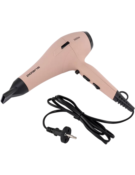 Uscător de păr Polaris PHD 2600AC, 2600W, Roz