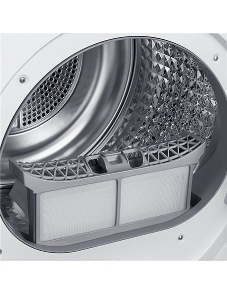 Uscător de rufe Samsung DV90BBA245AELE, 9kg, Alb