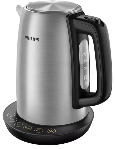 Fierbător electric PHILIPS HD9359/90, Argintiu