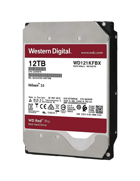 Unitate HDD Western Digital WD Red Pro, 3.5", 12 TB WD121KFBX