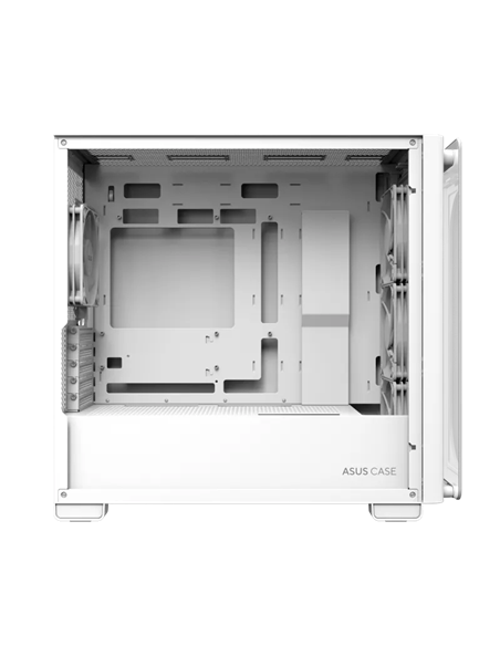 Carcasă PC ASUS A23 PLUS TG ARGB, Mini-Tower, Alb