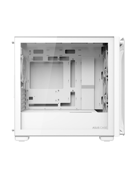 Компьютерный корпус ASUS A23 PLUS TG ARGB, Mini-Tower, Белый