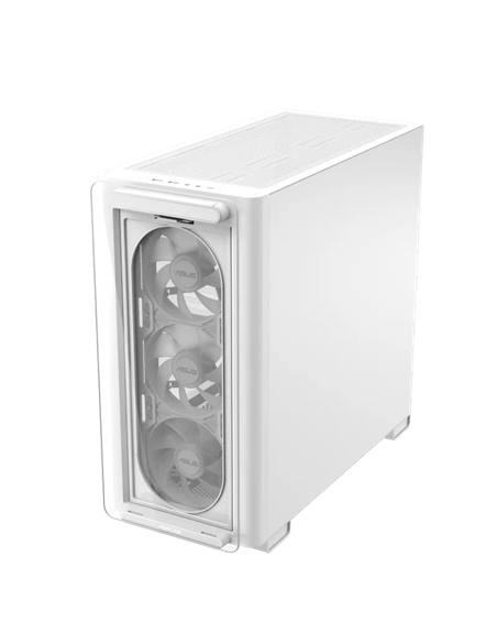 Carcasă PC ASUS A23 PLUS TG ARGB, Mini-Tower, Alb