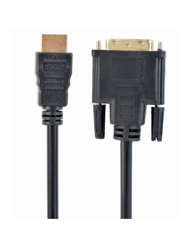 Cablu Video Cablexpert CC-HDMI-DVI-6, HDMI (M) - DVI-D (M), 1,8m, Negru