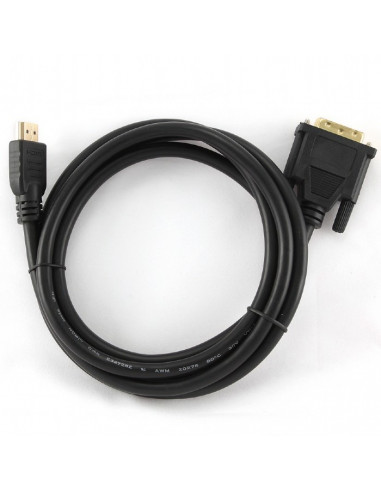Cablu Video Cablexpert CC-HDMI-DVI-6, HDMI (M) - DVI-D (M), 1,8m, Negru