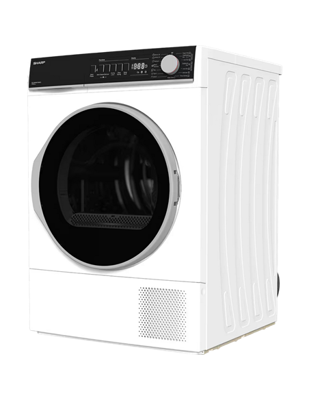 Uscător de rufe Sharp KDNHB8S7GW21EE, 8kg, Alb