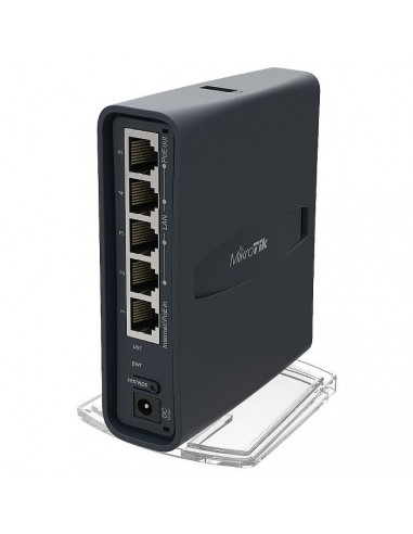 Router fără fir MikroTik hAP AC Lite Tower, Negru
