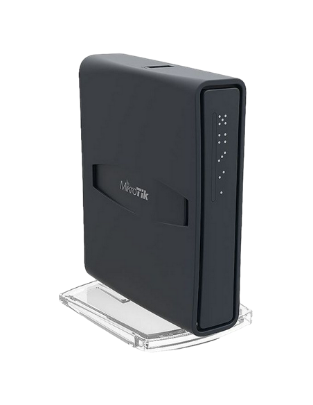 Router fără fir MikroTik hAP AC Lite Tower, Negru