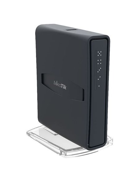 Router fără fir MikroTik hAP AC Lite Tower, Negru