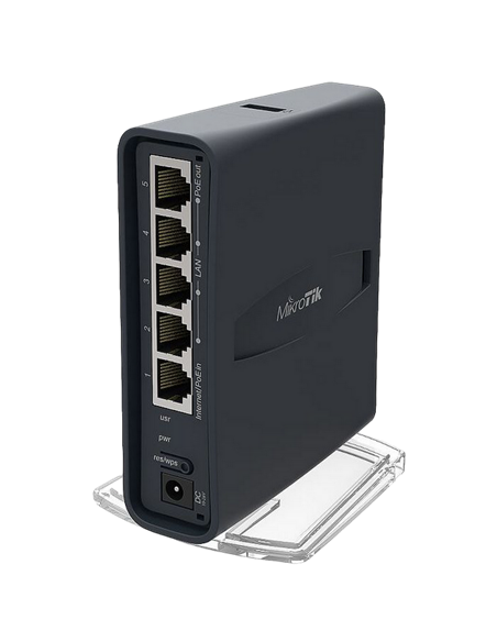 Router fără fir MikroTik hAP AC Lite Tower, Negru