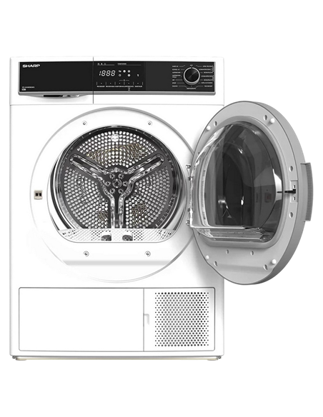 Сушильная машина Sharp KDHHH8S8GW3EE, 8кг, Белый