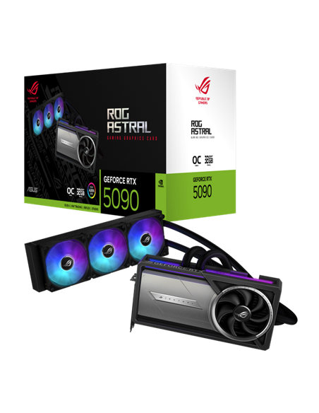 Placă Video ASUS ROG-ASTRAL-LC-RTX5090-O32G-GAMING, 32GB GDDR7 512bit