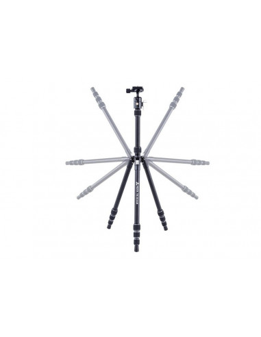 Tripied Foto-Video Vanguard VESTA TB 204AB, Cap trepied de minge, Negru