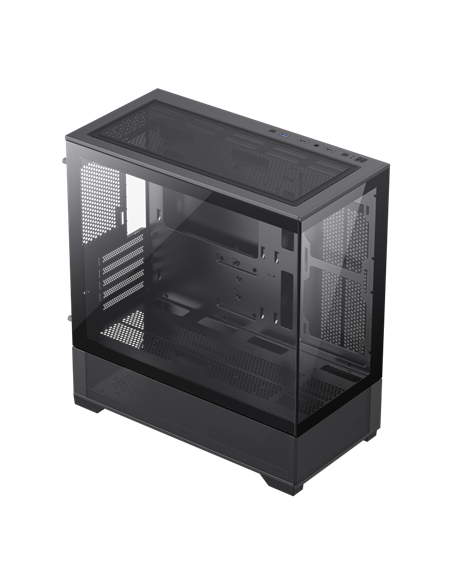 Carcasă PC Gamemax Vista M, Midi-Tower, Fără PSU, Negru