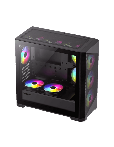 Carcasă PC Gamemax Destroyer MB, Micro-ATX, Fără PSU, Negru