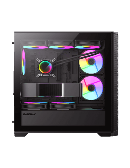 Carcasă PC Gamemax Destroyer MB, Micro-ATX, Fără PSU, Negru