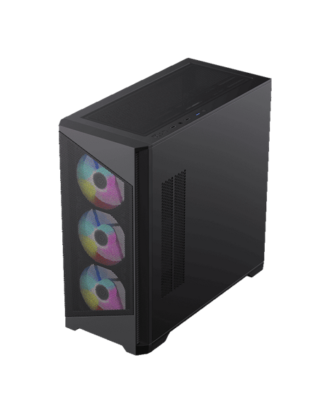 Carcasă PC Gamemax Destroyer MB, Micro-ATX, Fără PSU, Negru