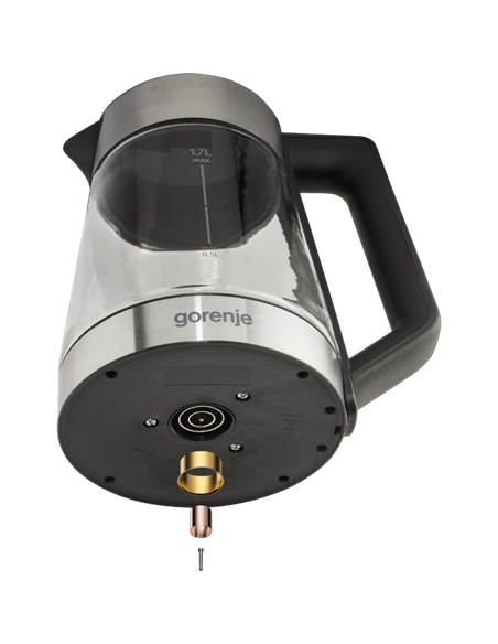 Электрочайник Gorenje K17TRG, Нержавеющая Сталь | Черный Электрочайник Gorenje K17TRG, Нержавеющая Сталь | Черный
