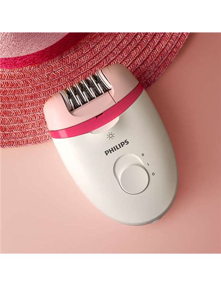 Эпилятор PHILIPS BRE255/00, Белый/Розовый Эпилятор PHILIPS BRE255/00, Белый/Розовый