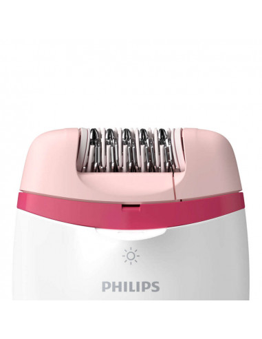 Эпилятор PHILIPS BRE255/00, Белый/Розовый