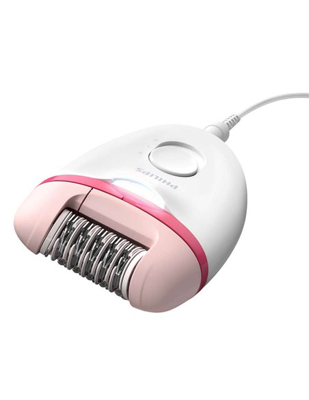 Epilator PHILIPS BRE255/00, Alb/Roz