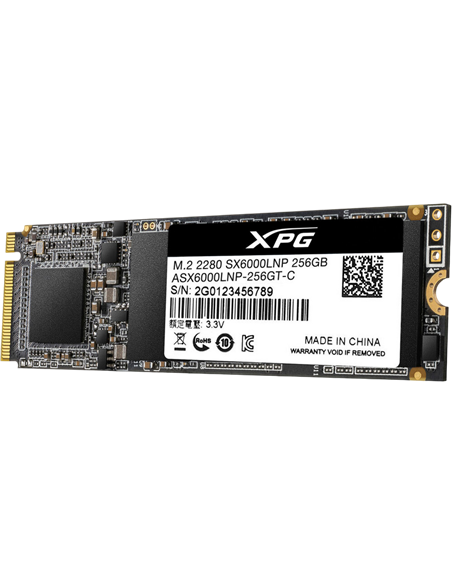 Unitate SSD ADATA XPG SX6000 Lite, 256GB, ASX6000LNP-256GT-C Unitate SSD ADATA XPG SX6000 Lite, 256GB, ASX6000LNP-256GT-C