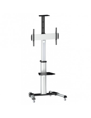 Suport TV Mobil Reflecta TV Stand 70VC-Shelf, Argintiu