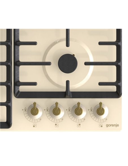 Plită pe gaz Gorenje GW 642 CLI, Bej