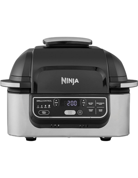 Grătar electric Ninja Sizzle AG301EU, 1760W, Negru | Argintiu