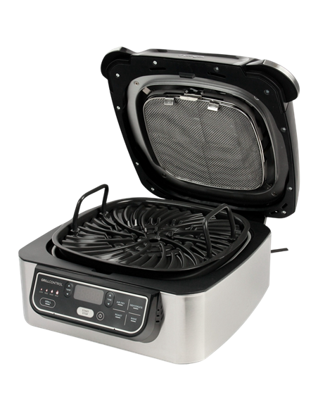 Grătar electric Ninja Sizzle AG301EU, 1760W, Negru | Argintiu Grătar electric Ninja Sizzle AG301EU, 1760W, Negru | Argintiu