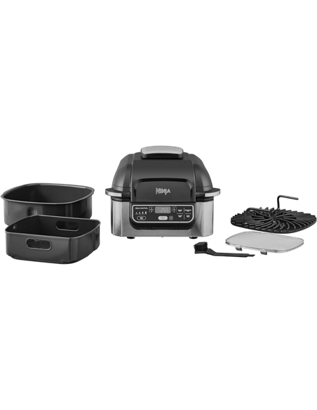 Grătar electric Ninja Sizzle AG301EU, 1760W, Negru | Argintiu Grătar electric Ninja Sizzle AG301EU, 1760W, Negru | Argintiu