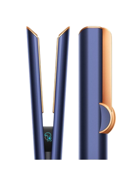 Placă de îndreptat părul Dyson Airstrait HT01, Prussian Blue | Rich Copper