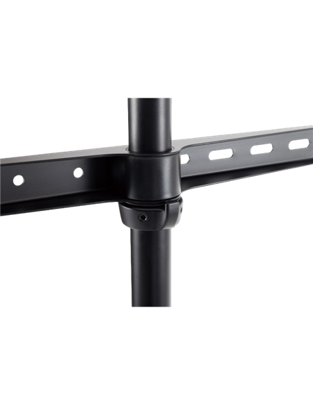 Подставка под телевизор на ножке Reflecta TV Stand Elegant 65W black/walnut, #23219, Чёрный