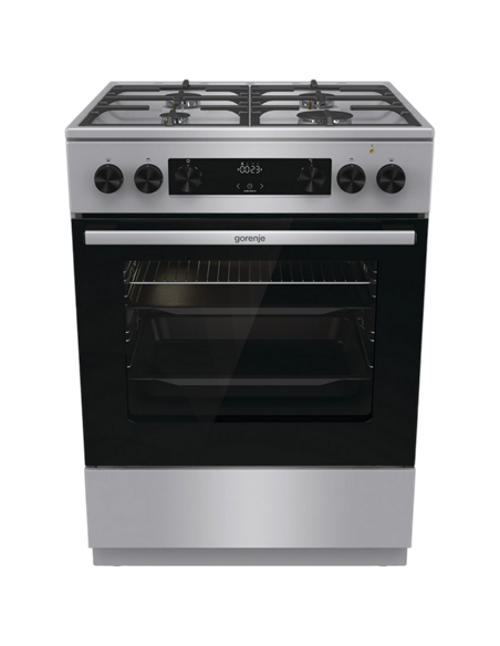 Aragaz Mixt Gorenje GK6C4XF, Oțel inoxidabil