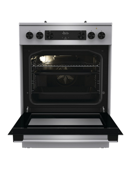 Aragaz Mixt Gorenje GK6C4XF, Oțel inoxidabil