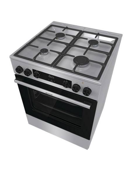 Aragaz Mixt Gorenje GK6C4XF, Oțel inoxidabil